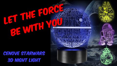 CENOVE Starwars 3D Night Light