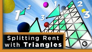 Splitting Rent with Triangles