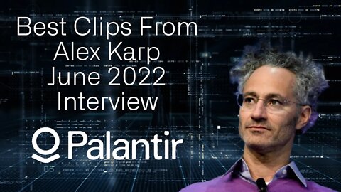 'I'm VERY Bullish on Palantir,' Alex Karp Explains in New Interview