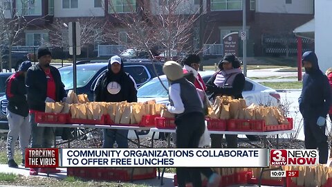 Community organizations collaborate to offer free lunches