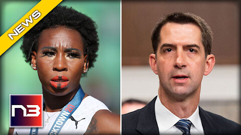 Tom Cotton Offers Perfect Solution for Olympian who Turned her Back on the Flag