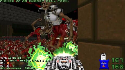 Doom 2 Junk Food Level 13 UV with 104% in 20:35