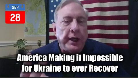 Col Douglas Macgregor SHOCKING - America Making It Impossible for Ukraine To Ever Recover