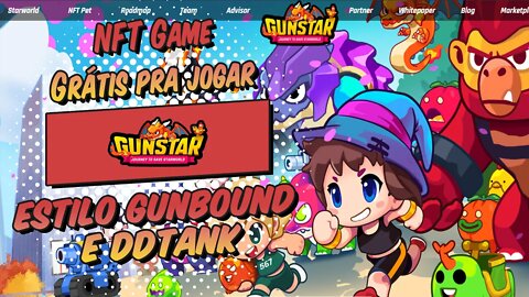 Gunstar NFT Game Grátis para Jogar Estilo Gunbound e DDTANK