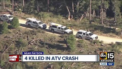 Family speaks after four bodies recovered from ATV crash site north of Payson