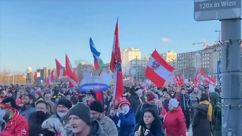 AUSTRIA FREEDOM PROTEST!!! *THOUSANDS OF PEOPLE GET TOGETHER**