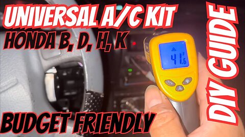 Honda Universal A/C Tuck Kit Install Step by step (Jackspania Racing)