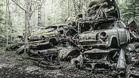 The European Car Graveyard ( Official Ford & GTR Graveyard )