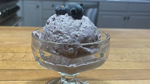 Blueberry Ginger Coconut Ice Cream