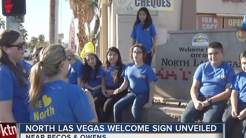 Welcome to North Las Vegas sign gets a makeover