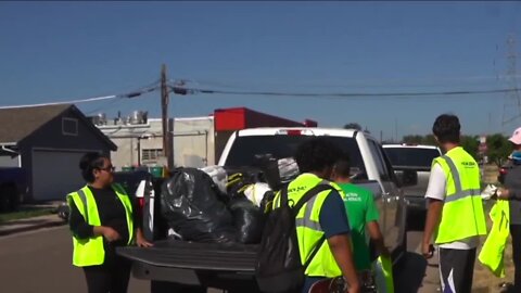 Greenway clean up at Tennessee and Federal