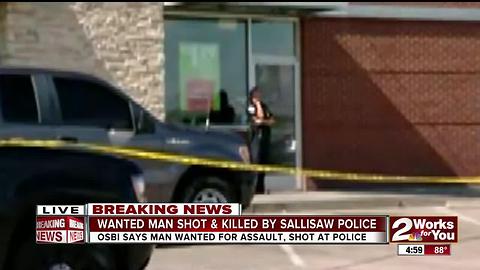 Wanted man shot & killed by Sallisaw police