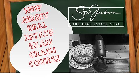 New Jersey real estate exam crash course August 2020