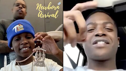 Finesse2Tymes Son Lil King Dares Lando To Take His Chain Back! 😂