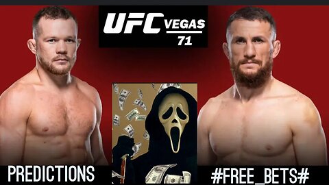 UFC VEGAS 71 YAN VS DVALISHVILI FULL CARD PREDICTIONS #freebets #ufc #mma #ufcbetting