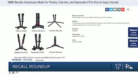 PS Recall Roundup: CPSC recalls items causing potential injury and risk of poisoning