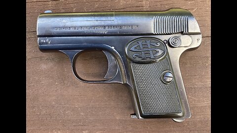 The Haenel Schmeisser Model I 6.35mm Pistol