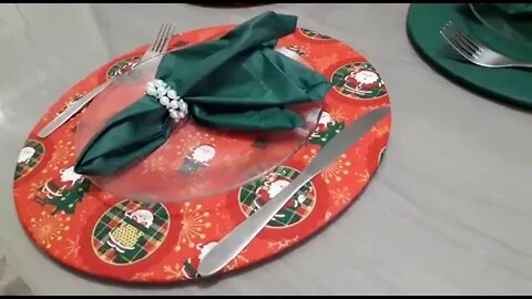 Mesa Posta para Natal 🎄❤️ #dnaatelie7