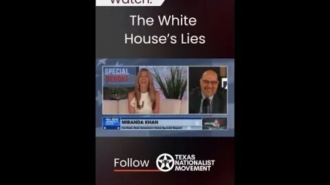 The White House Lies For Biden #texit #biden