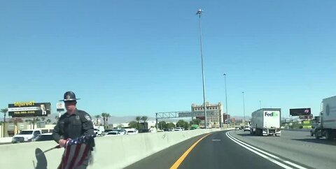 NHP trooper rescues flag