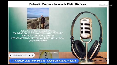 PARÓQUIA DE São CIPRIANO DE PAÇOS DE BRANDÃO. ORIGENS.Capítulo 19