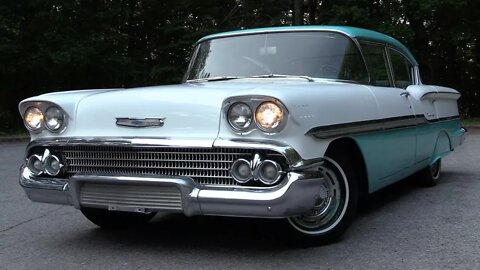 1958 Chevrolet Biscayne: Start Up, Test Drive & In Depth Review