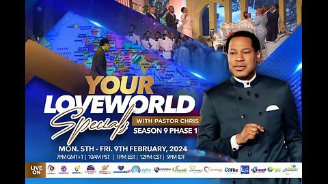 YOUR LOVEWORLD SPECIALS WITH PASTOR CHRIS, SEASON 9, PHASE 1