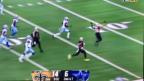 Saints RB #41 Alvin Kamara TD 🏈 57yds.