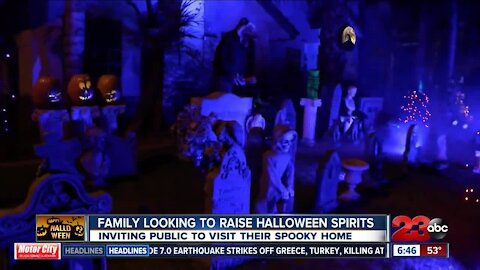 Bakersfield Family looking to raise Halloween Spirits with spooky decorations