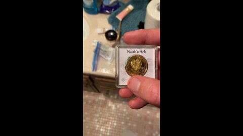 ***Quarter punce Noahs arc coin