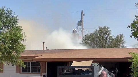 House Goes Up in Flames on August 31, 2023 in San Angelo