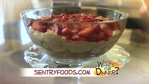 What's for Dinner? - Strawberry Angel Food Dessert