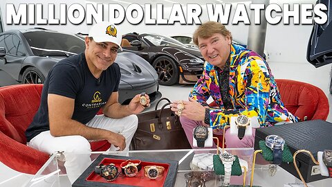 SHOWING MY MULTI-MILLION DOLLAR WATCHES TO MANNY KHOSHBIN!