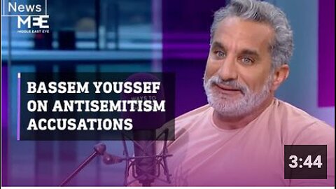 Comedian Bassem Youssef says antisemitism accusations have become ‘empty accusations’