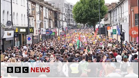 Anti-Racism Protests Take Place Across England Aftrr Voilnet unrest