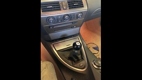 BMW 650i E63 E64 Behind The 8 Ball. OEM Shifter Knob "Chrome" Flaking So Time to Upgrade!