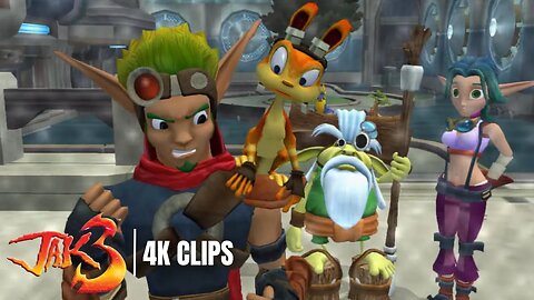 Jak & Daxter Reunite With Keira & Samos | Jak 3 4K Clips