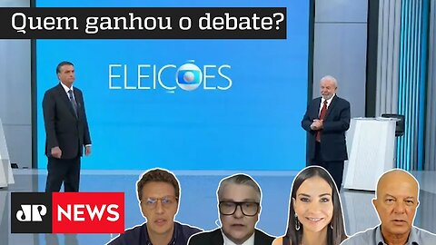 Salles, Klein, Suano e Motta analisam debate entre Bolsonaro e Lula na Globo