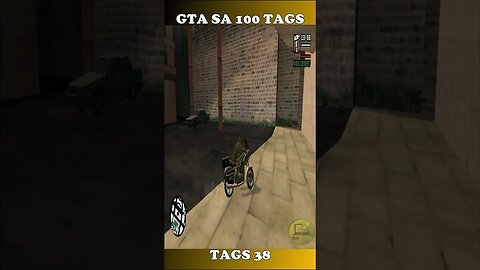 GTA SAN ANDREAS 100 TAGS TAG 38 #shorts #semedissaum #gta