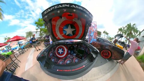 The Sentinel of Liberty - Promenade at Sunset Walk - Kissimmee, Florida #carshow #captainamerica