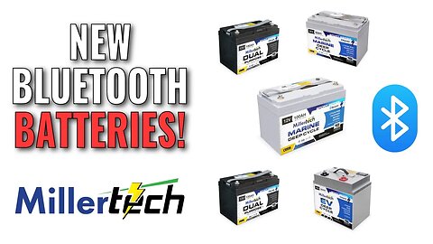 New Bluetooth Batteries From MillerTech - Introducing The Sport Series With 10 Year Warranties!