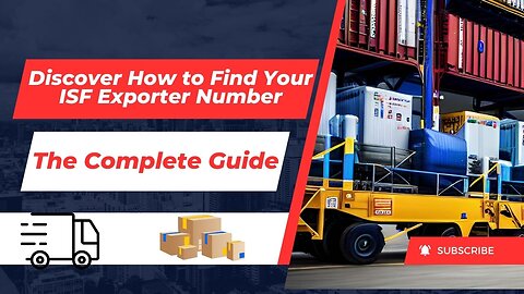 ISF Exporter Number