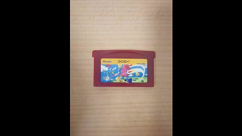 TwinBee Famicom Mini for the Game Boy Advance loaded with Nintendo Game Boy Advance SP Famicom Console