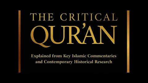 Author Robert Spencer discusses his new book The Critical Qur'an: Explained from Key Islamic...