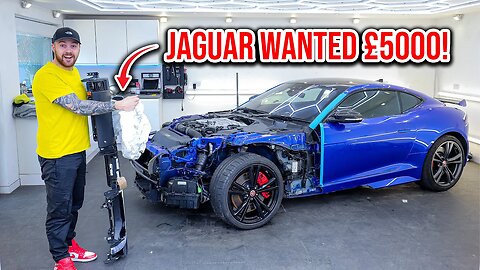 RESTORING MY CATEGORY S WRITE OFF JAGUAR F TYPE SVR