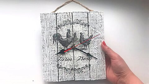 DIY Wall Clock | Craft Ideas | Room Decor | Decoupage