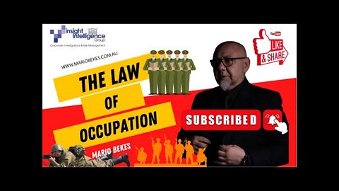 The Law of occupation !