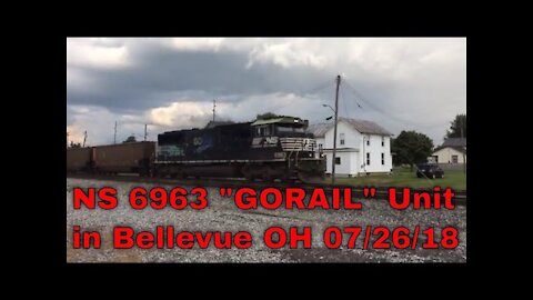 NS 6963 (GORAIL Unit) in Bellevue OH 07/26/2018