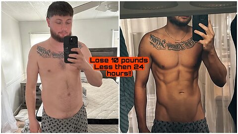 How To Get A Juicy 6-pack In 24 Hours - lose 10 pounds in one day! #intermittentfasting ￼