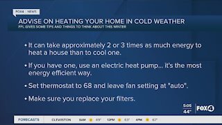 Advice on heating your home in cold weather